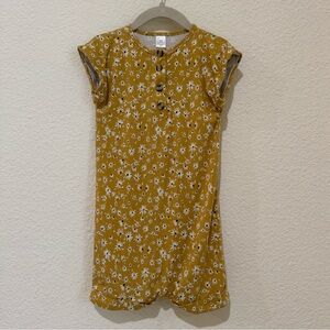 Lou Lou & Company Yellow Floral Button-Up Romper